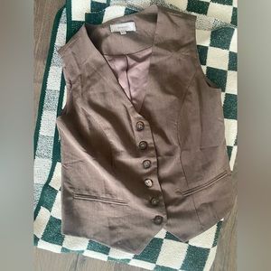 RIHOAS Vest in Light Brown